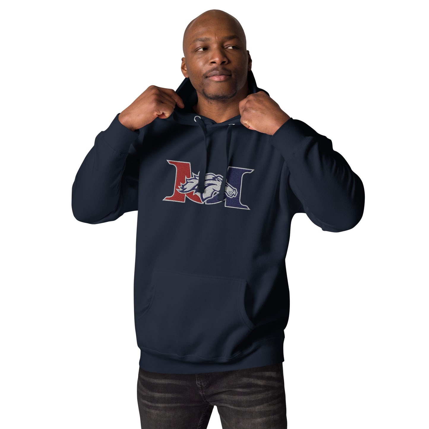 Marlboro Mustangs Embroidery Hoodie