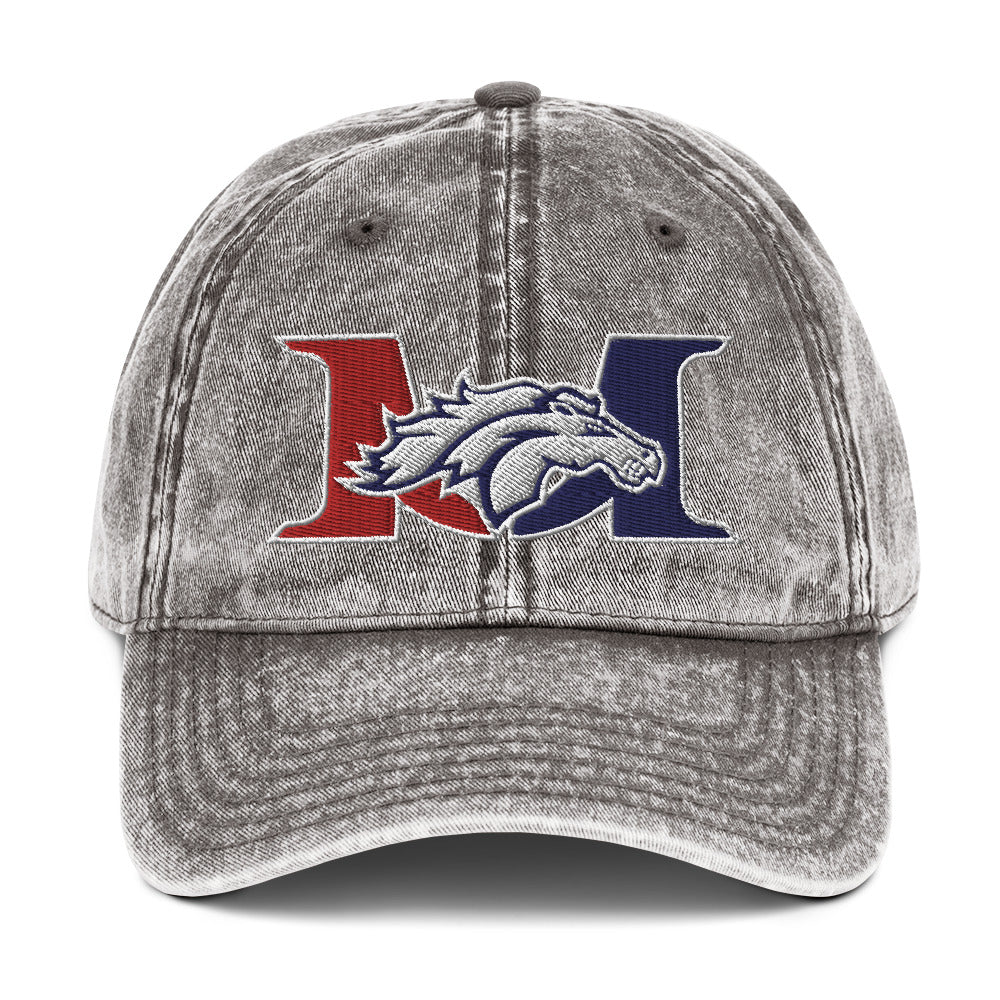 Marlboro Embroidered Vintage Cotton Twill Cap Football