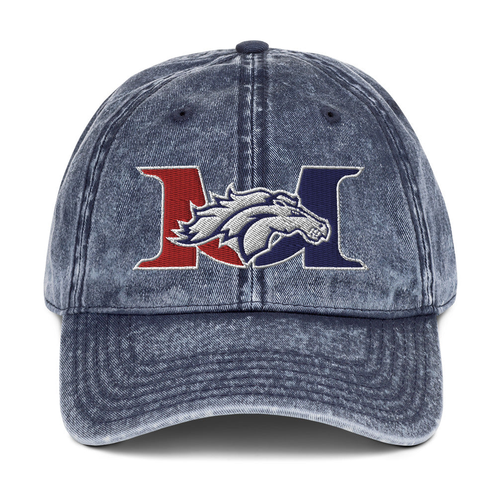 Marlboro Embroidered Vintage Cotton Twill Cap Football