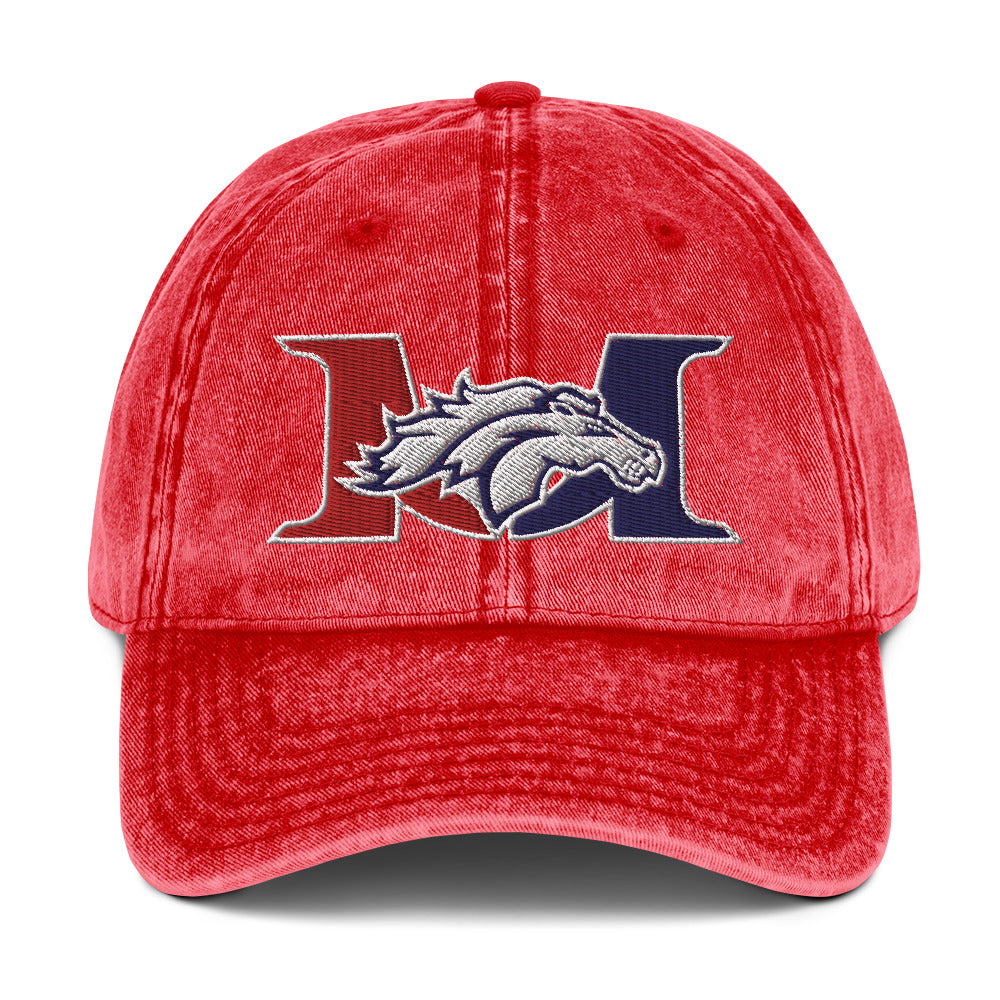 Marlboro Embroidered Vintage Cotton Twill Cap Football