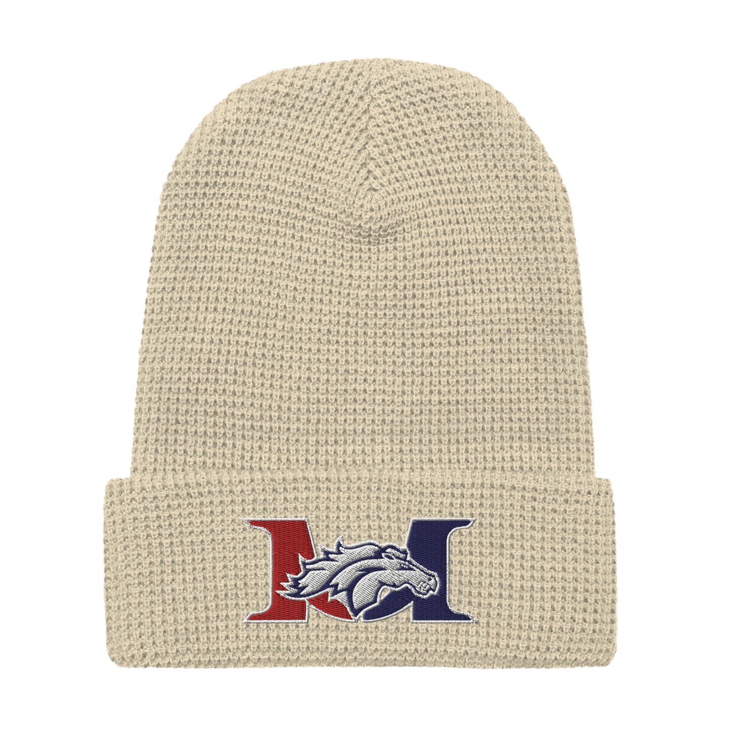 Marlboro soccer Embroidered Waffle beanie