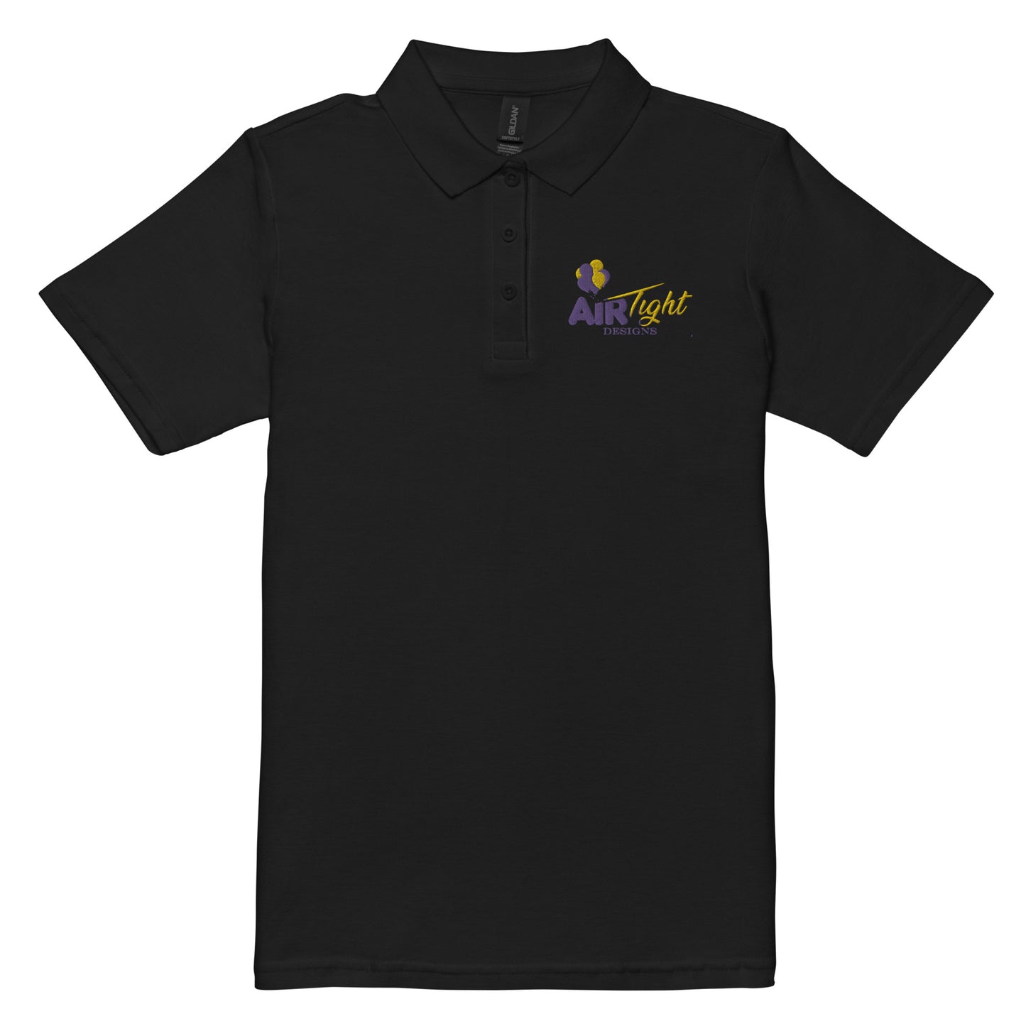 Air Tight Designs Embroidered Women’s pique polo shirt