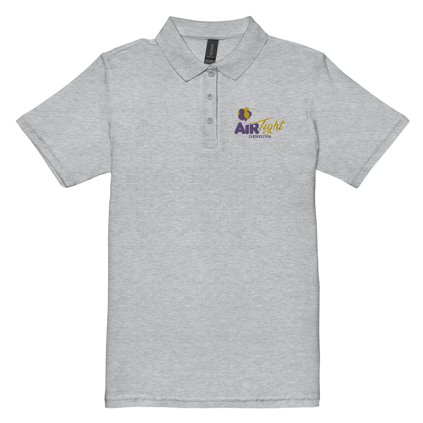 Air Tight Designs Embroidered Women’s pique polo shirt