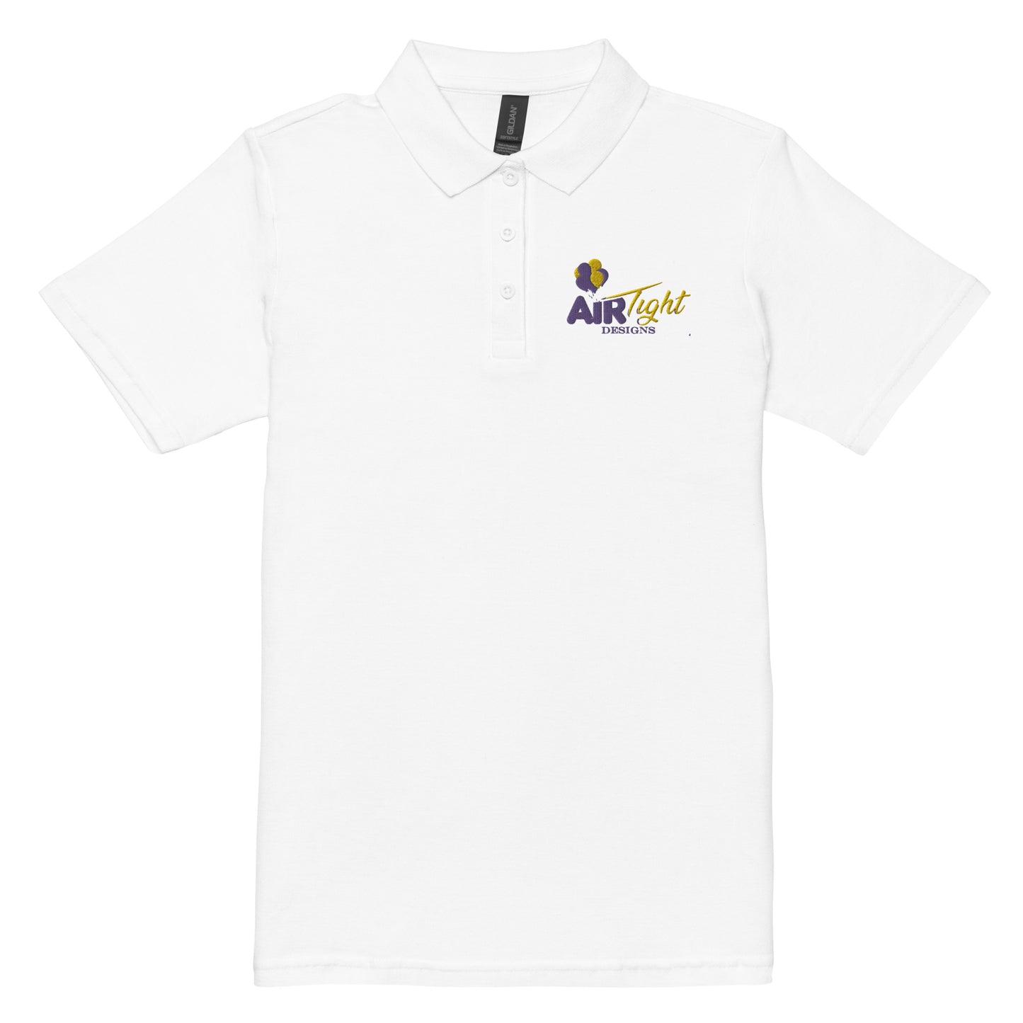 Air Tight Designs Embroidered Women’s pique polo shirt