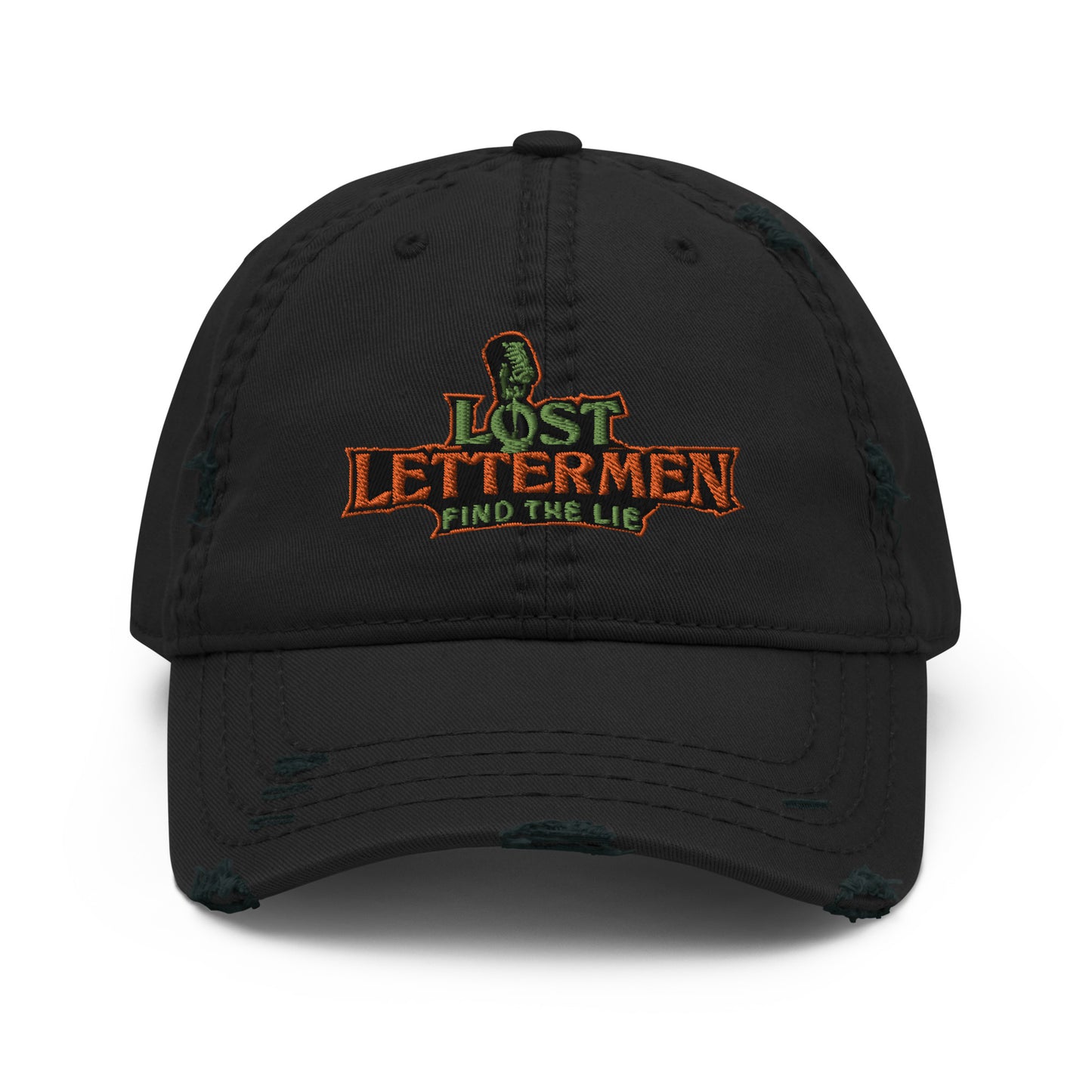 Lost Lettermen Embroidered Distressed Dad Hat