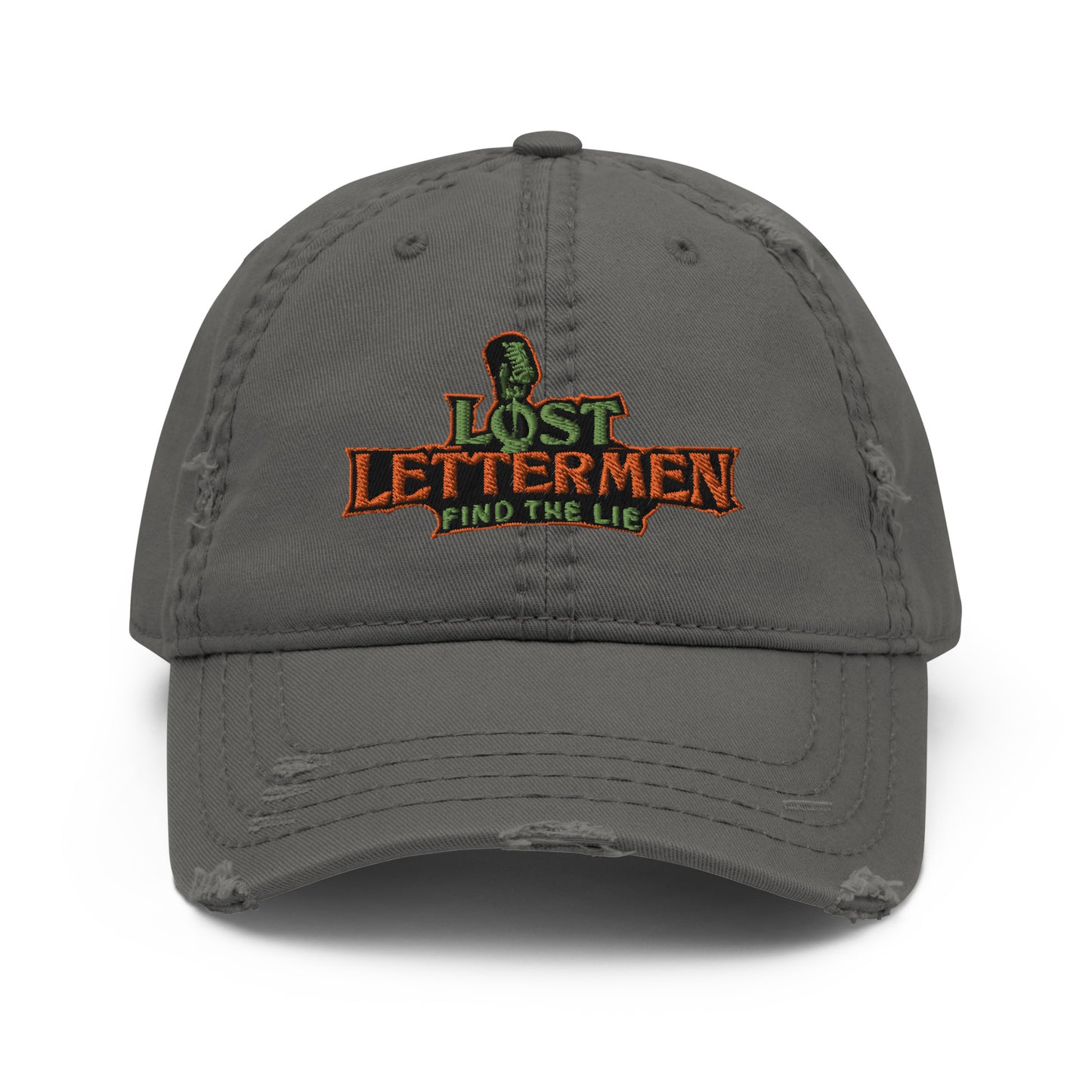 Lost Lettermen Embroidered Distressed Dad Hat