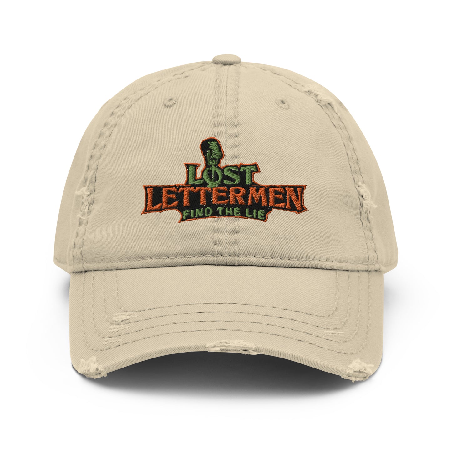 Lost Lettermen Embroidered Distressed Dad Hat