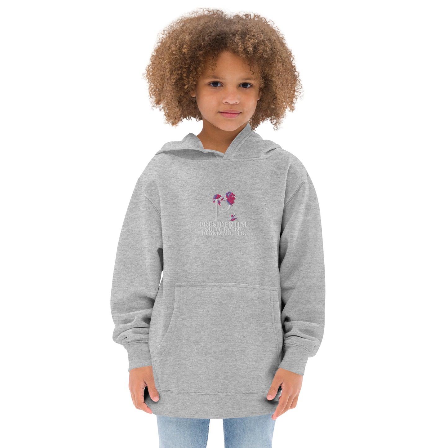 Presidential Suite Embroidery Kids fleece hoodie