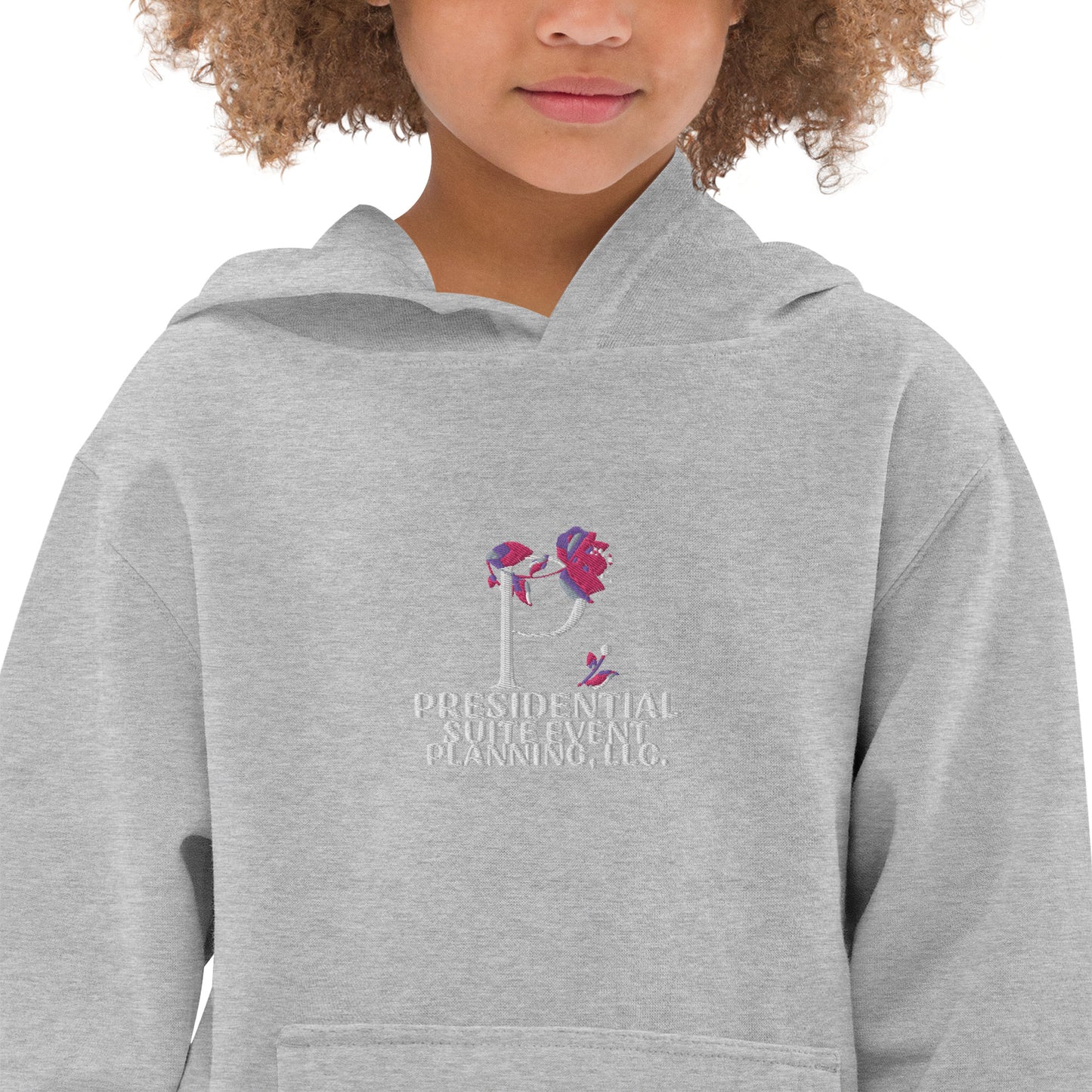 Presidential Suite Embroidery Kids fleece hoodie