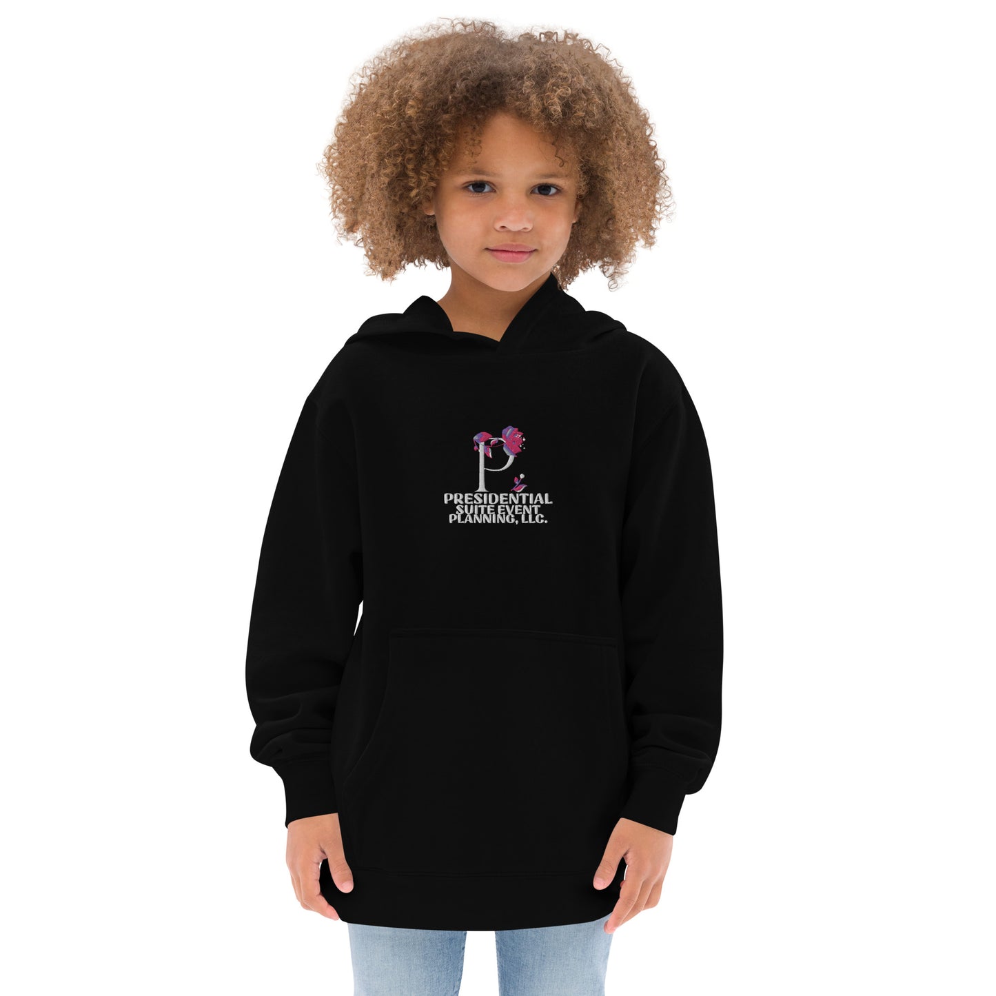 Presidential Suite Embroidery Kids fleece hoodie