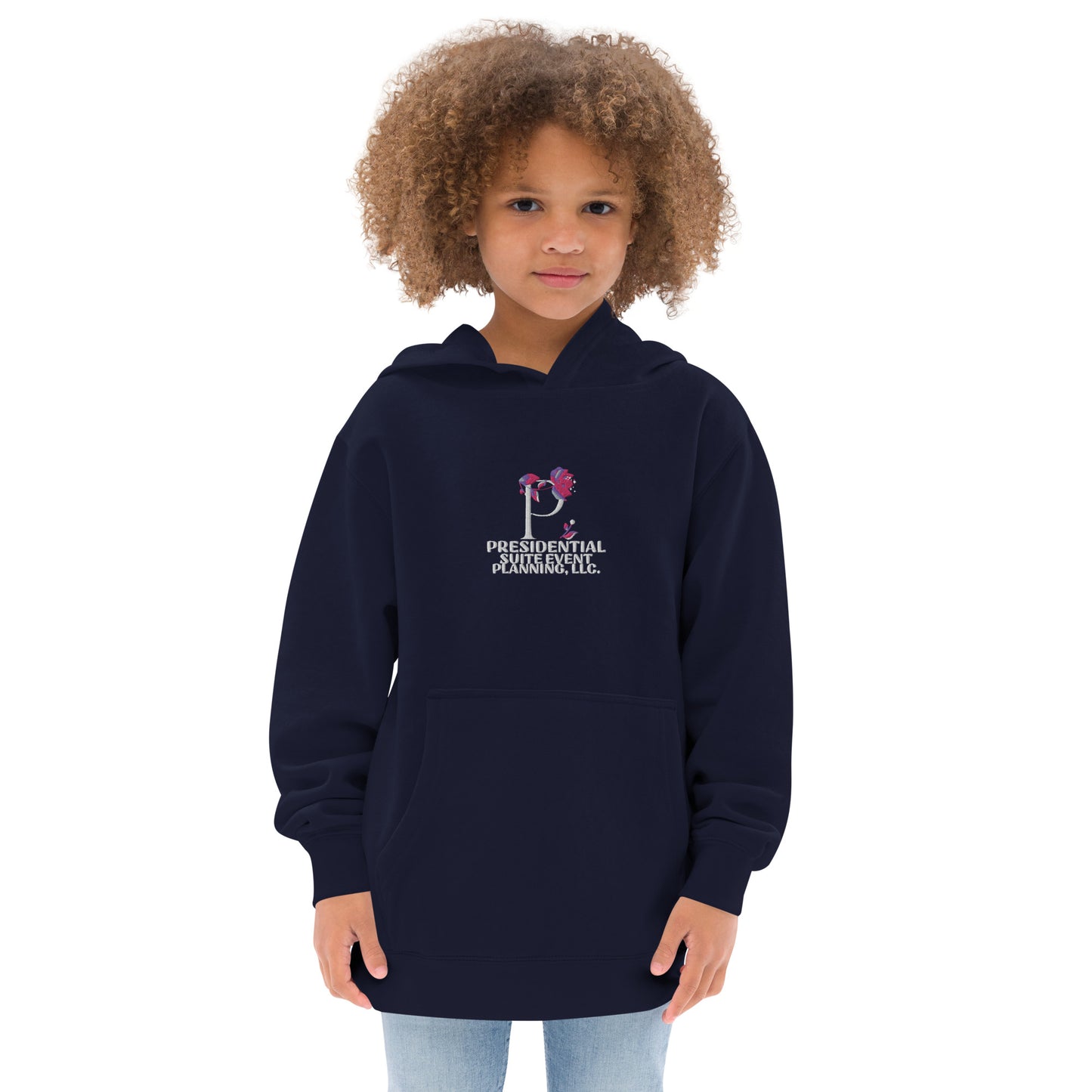 Presidential Suite Embroidery Kids fleece hoodie