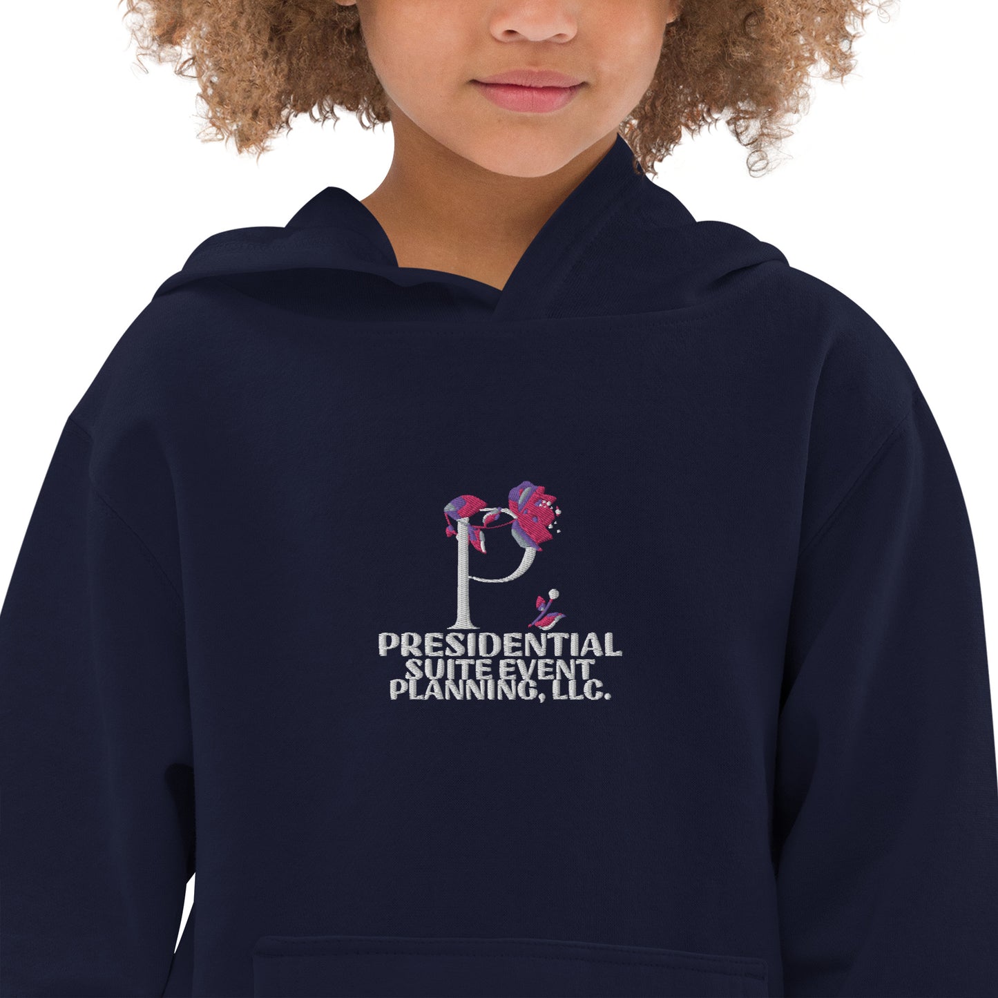 Presidential Suite Embroidery Kids fleece hoodie
