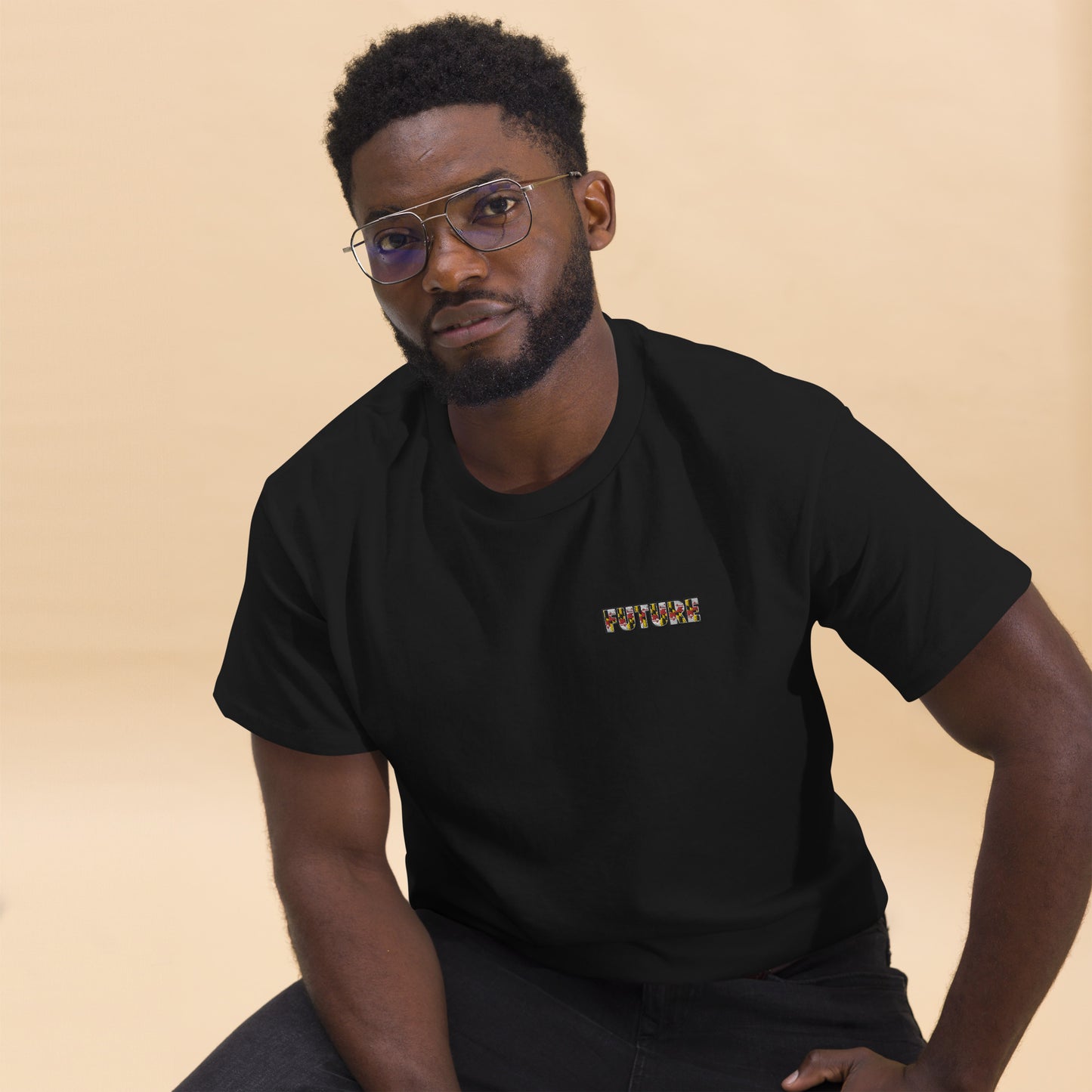Future Men's classic embroidered tee