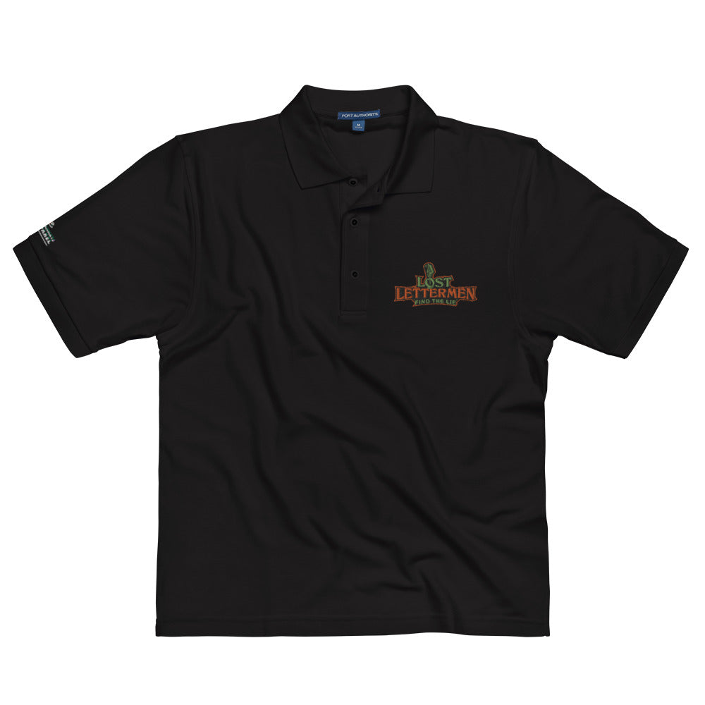 Lost Lettermen Men's Embroidered Premium Polo by Teammate Apparel