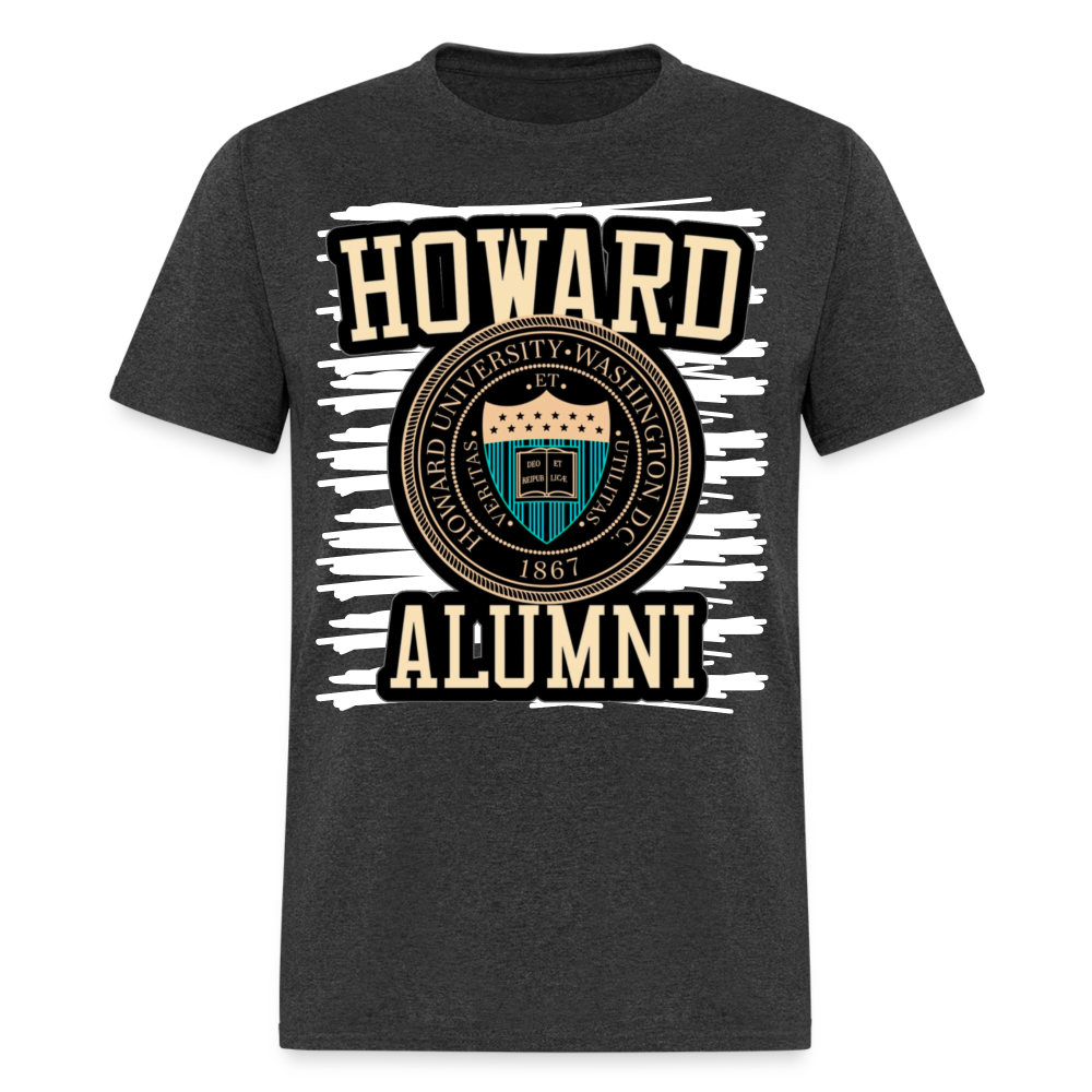 Howard Univ. Alumni Classic T-Shirt - heather black
