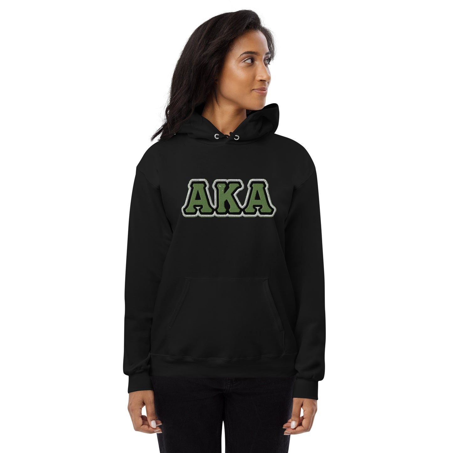 AKA Woman's Embroidery fleece hoodie
