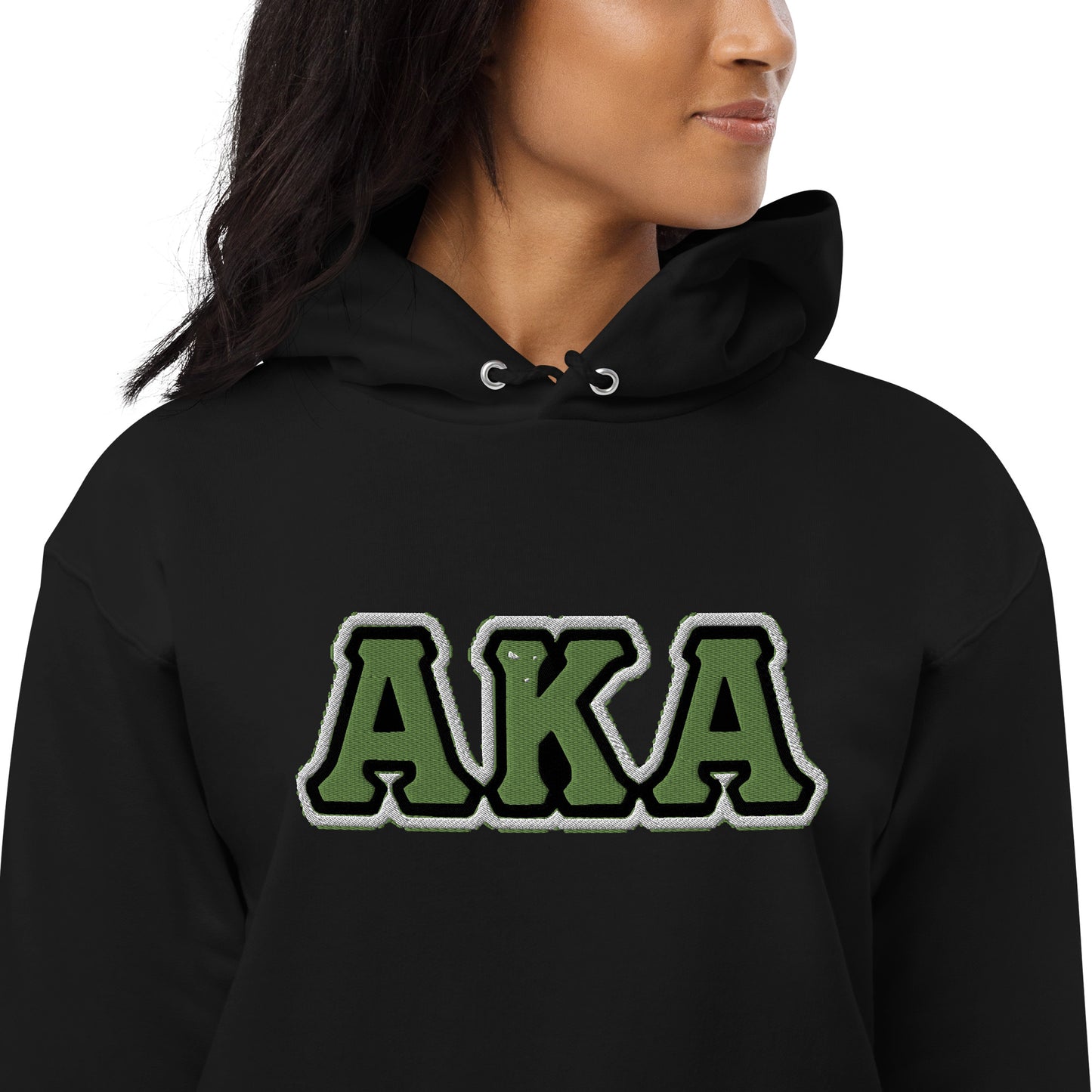 AKA Woman's Embroidery fleece hoodie