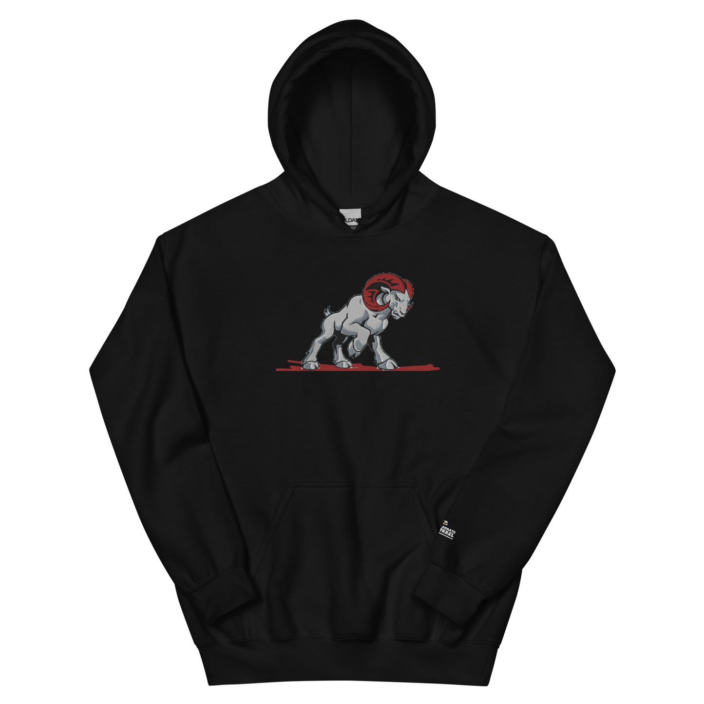 Mountain Ram-Fam Embroidery Hoodie by Teammate Apparel