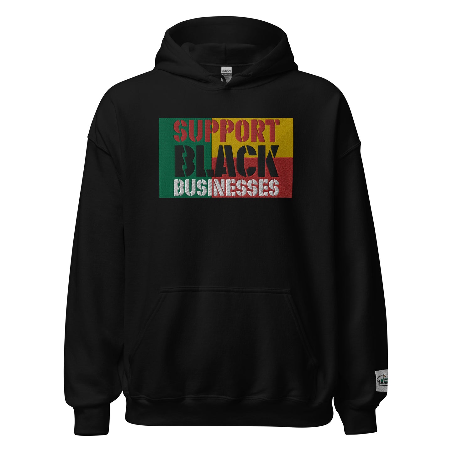 Support Black Businesses Hoodie by Teammate Apparel