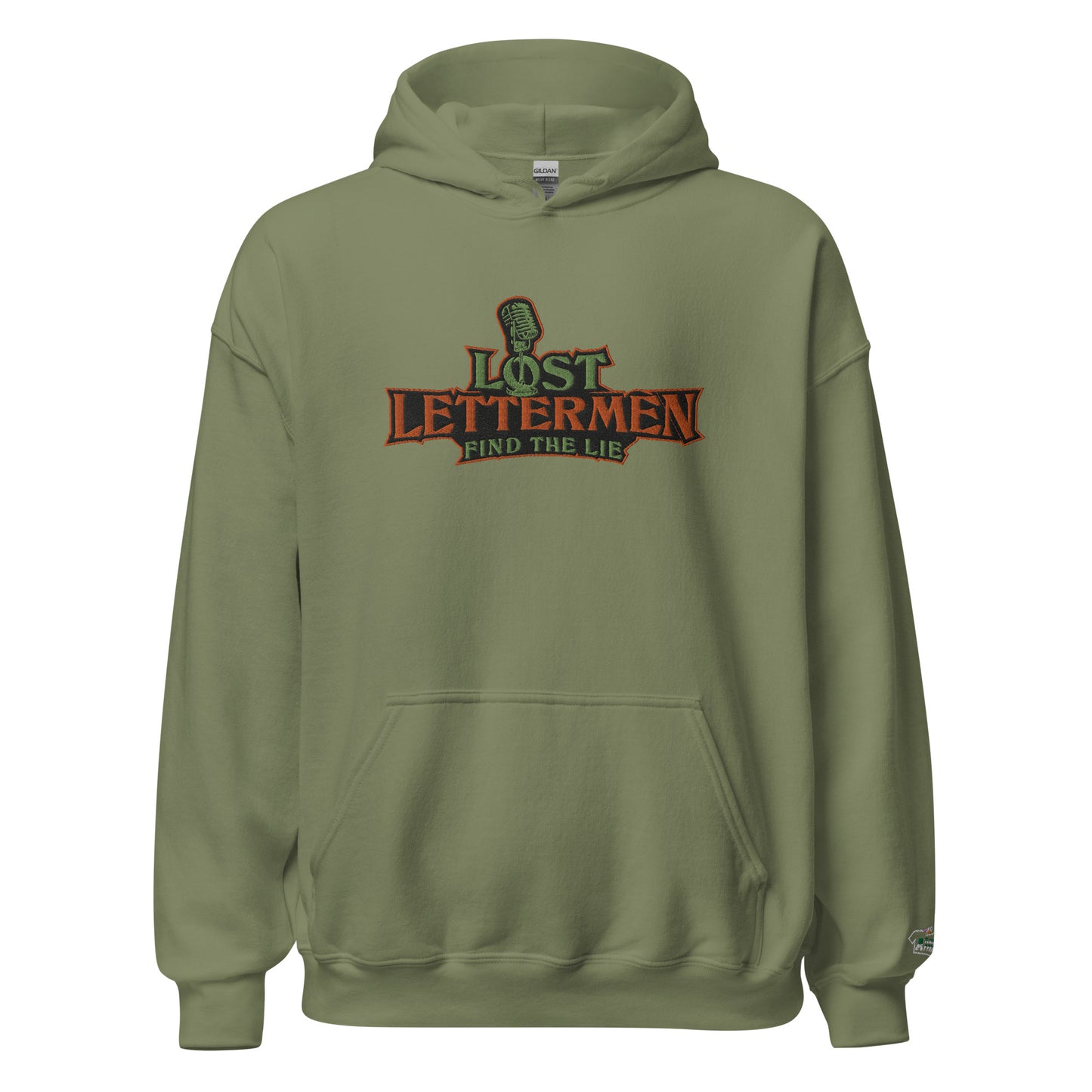 Lost Lettermen Gildan Embroidered Hoodie by Teammate Apparel