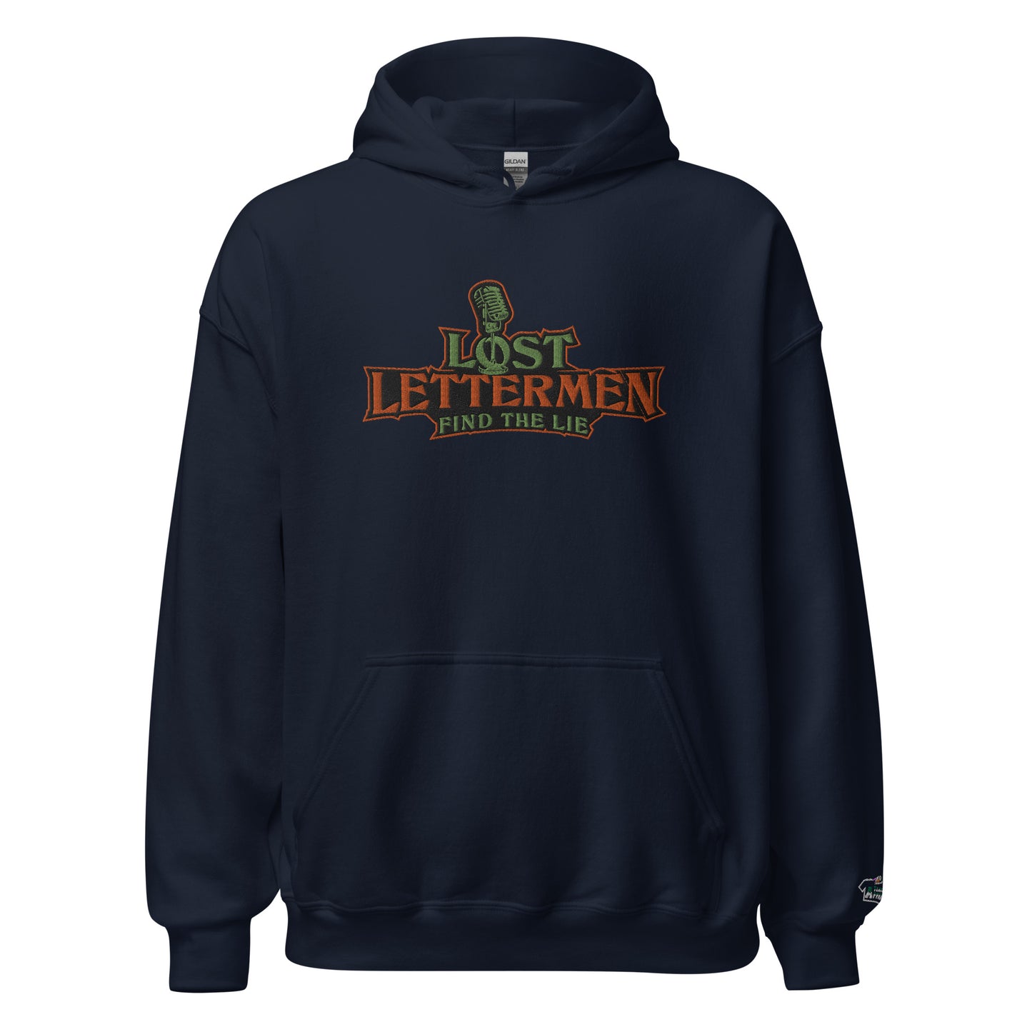 Lost Lettermen Gildan Embroidered Hoodie by Teammate Apparel