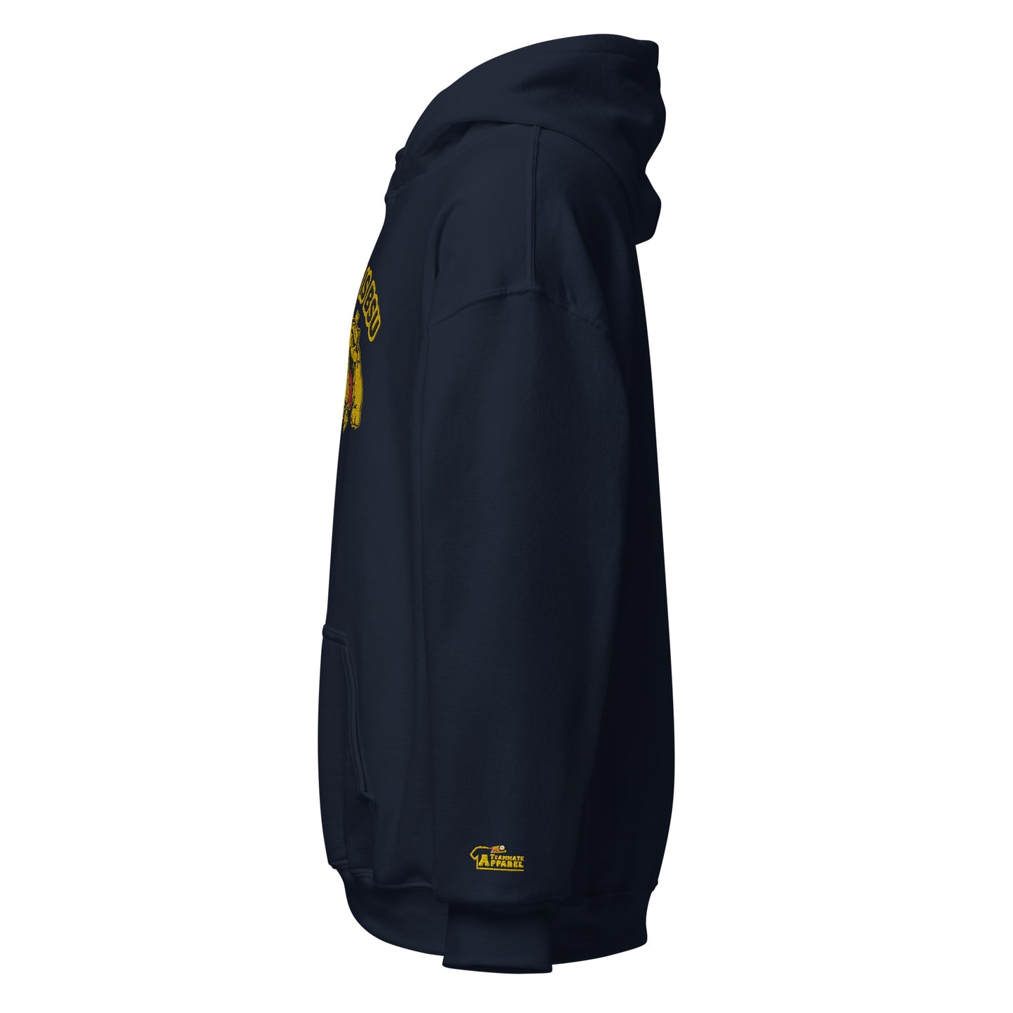HBCU-BSU Embroidery Hoodie by Teammate Apparel