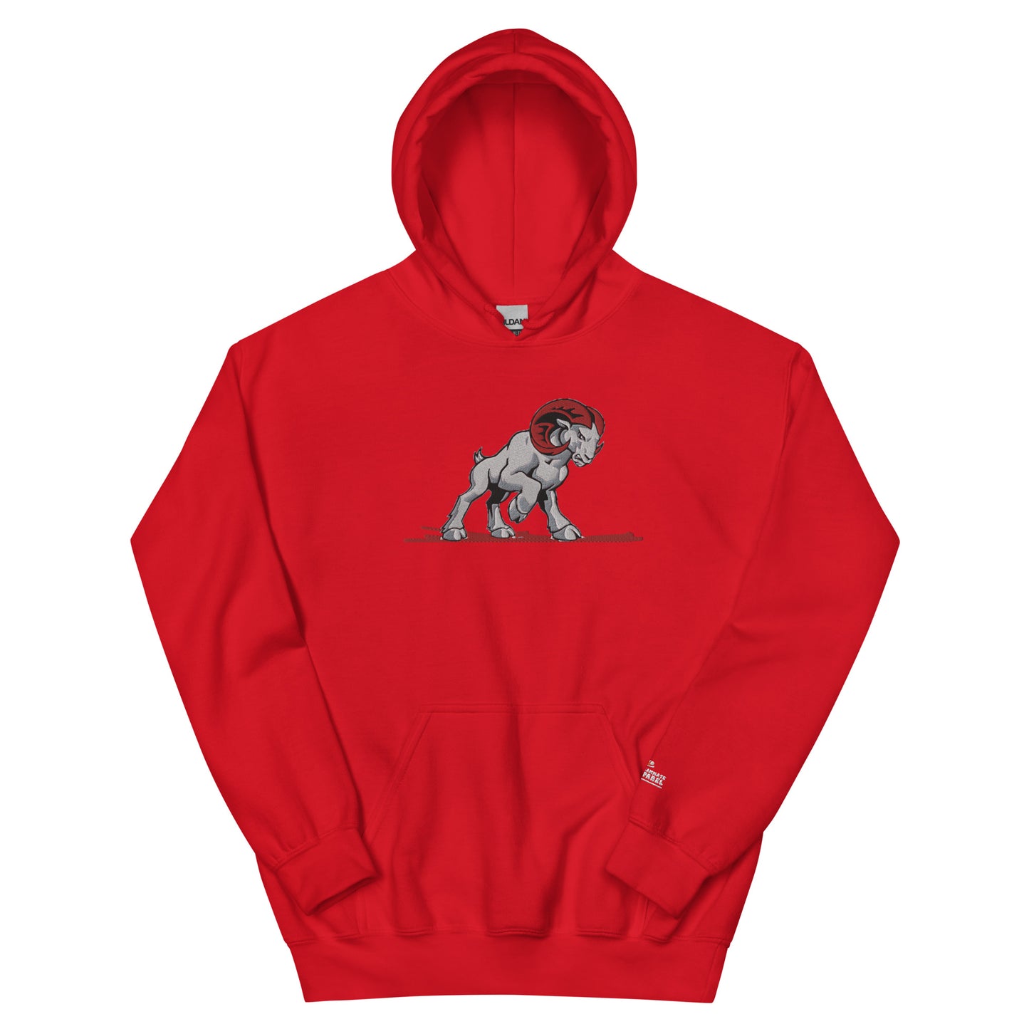 Mountain Ram-Fam Embroidery Hoodie by Teammate Apparel