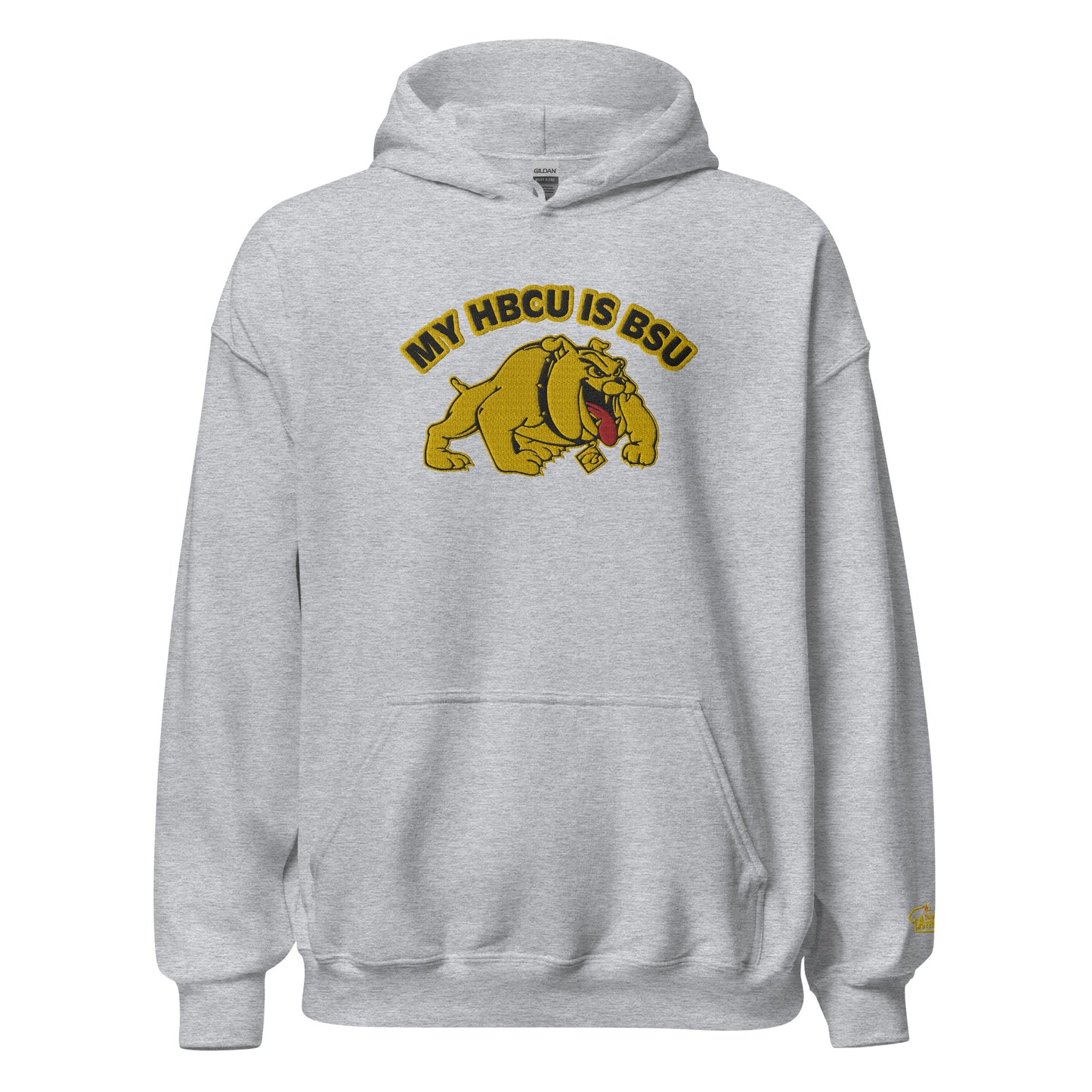 HBCU-BSU Embroidery Hoodie by Teammate Apparel