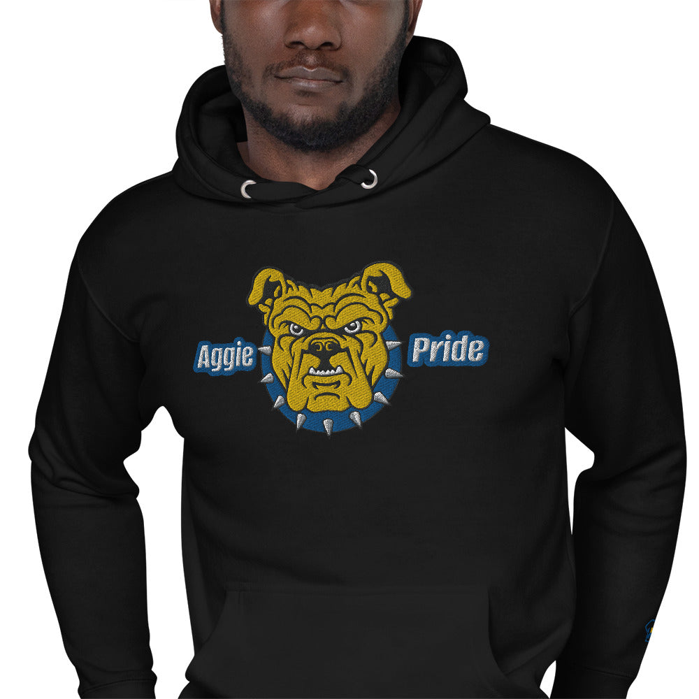 Aggie Pride Embroidery Hoodie by Teammate Apparel