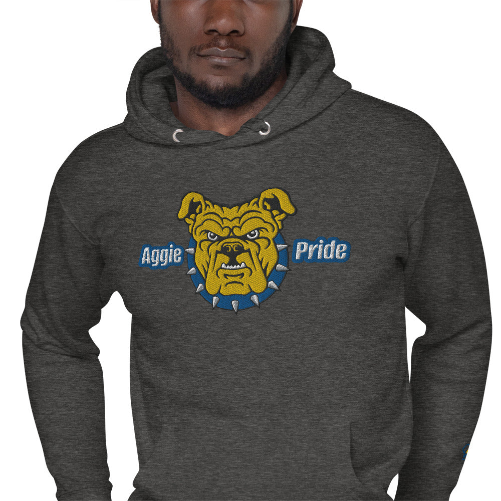 Aggie Pride Embroidery Hoodie by Teammate Apparel