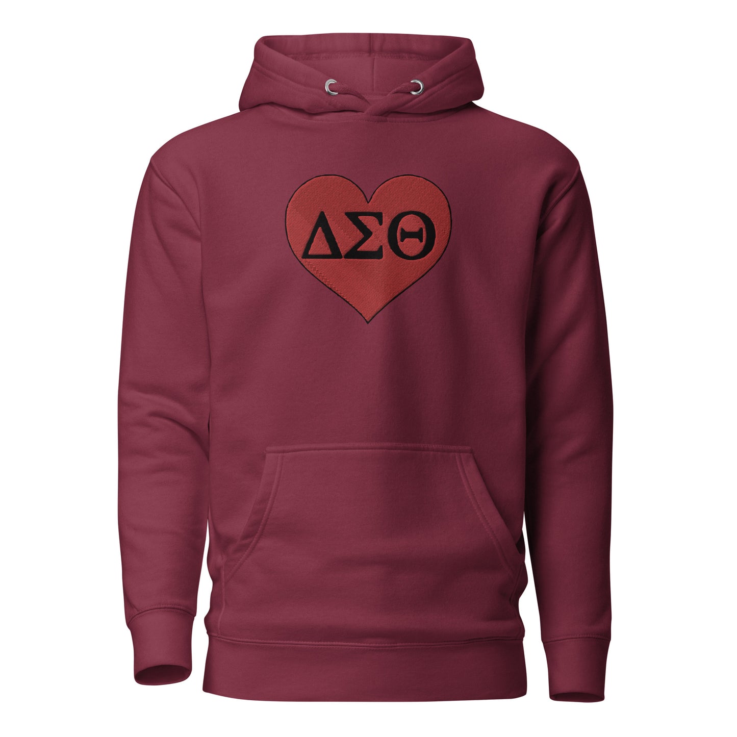 Delta Love Embroidery Hoodie