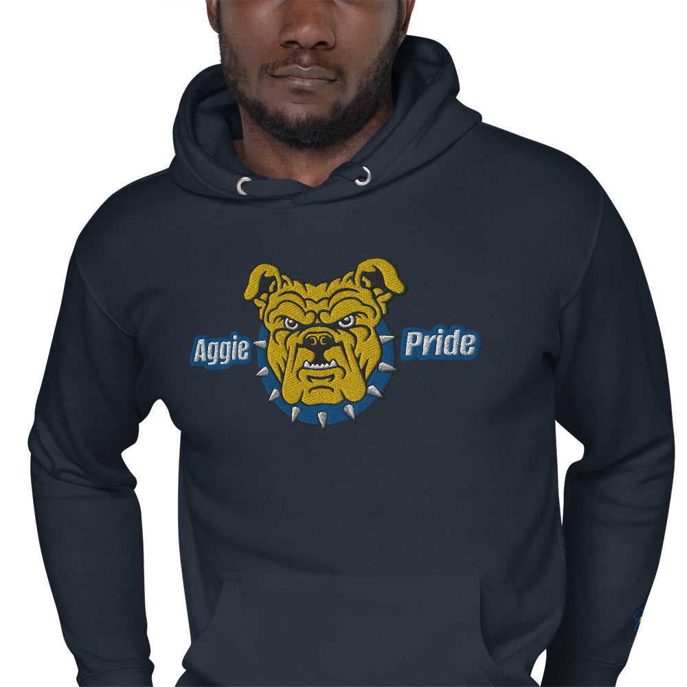 Aggie Pride Embroidery Hoodie by Teammate Apparel