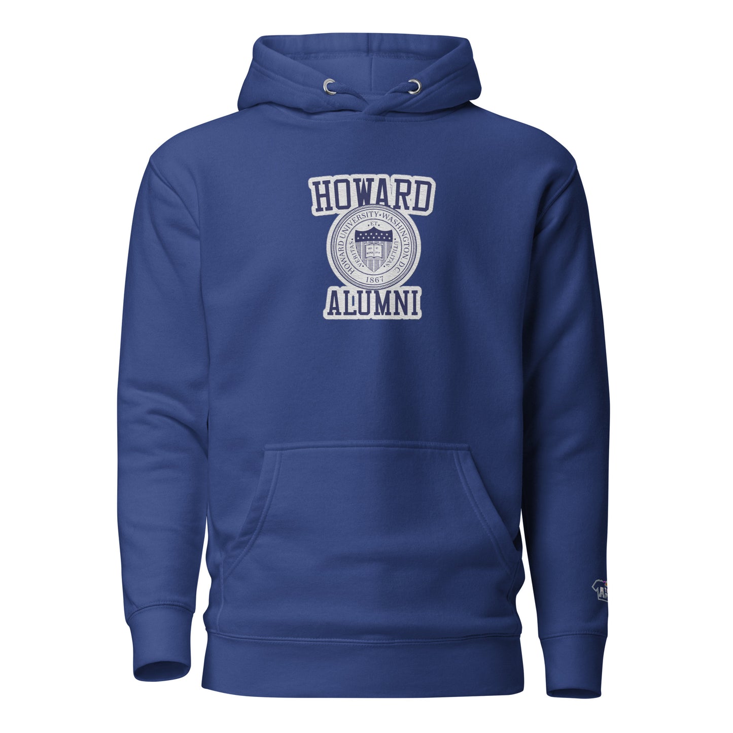 Howard Alumni Embroidery Hoodie by Teammate Apparel