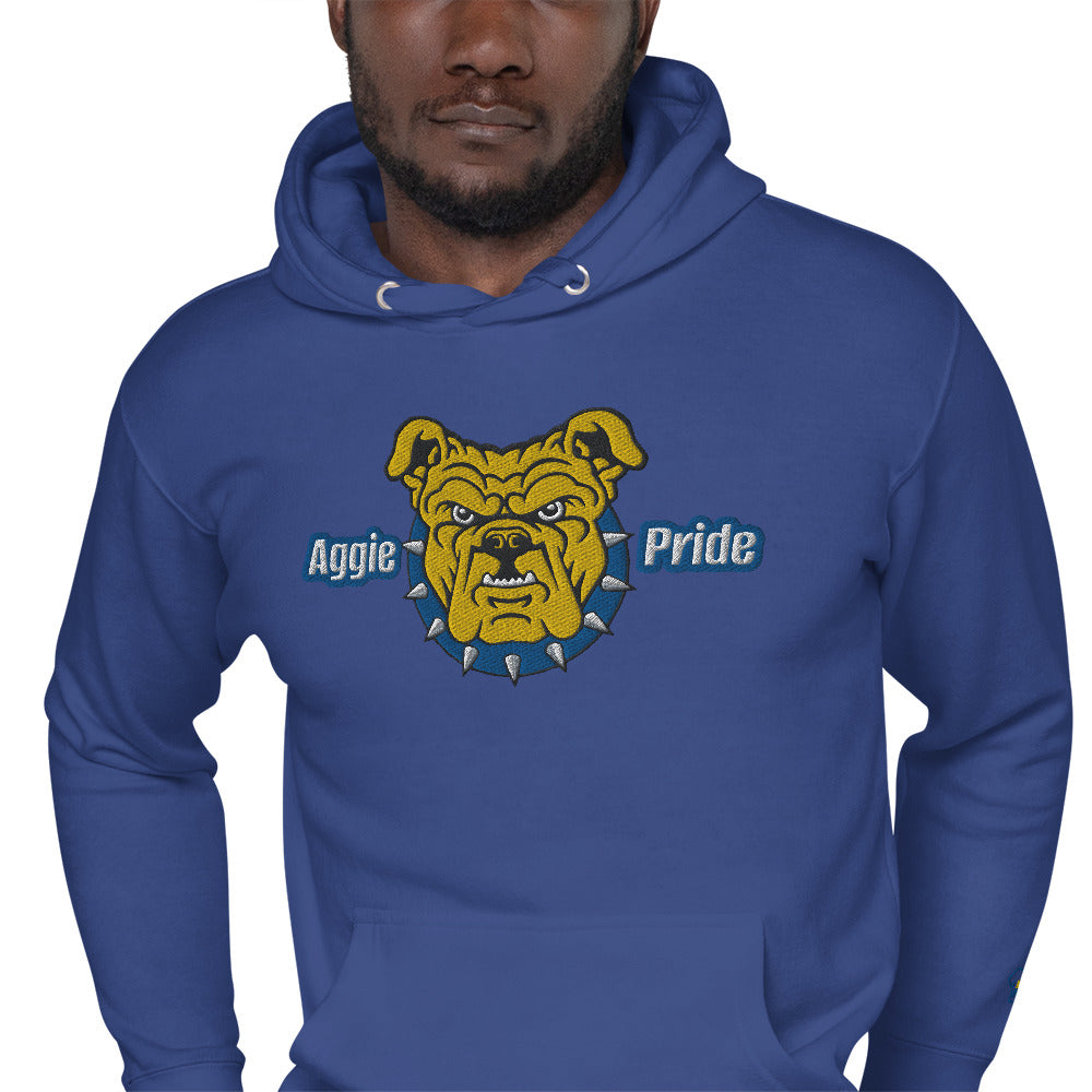 Aggie Pride Embroidery Hoodie by Teammate Apparel