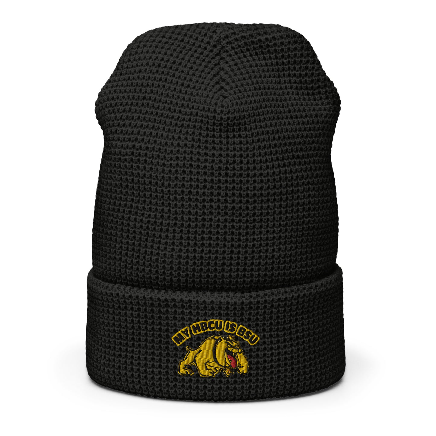 HBCU-BSU Waffle beanie by Teammate Apparel