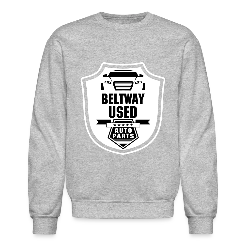 Beltway Used Auto Parts Crewneck Sweatshirt - heather gray