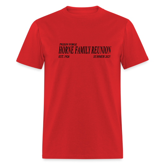 Horne Family Reunion Unisex Classic T-Shirt - red