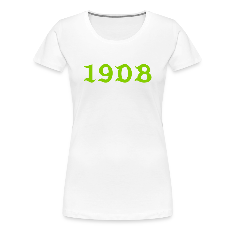 1908  Women’s Premium T  DTG3 - white