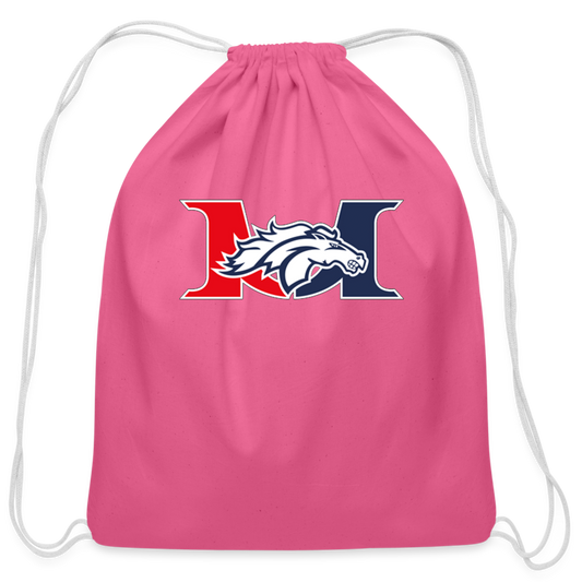 Marlboro Soccer Cotton Drawstring Bag - pink