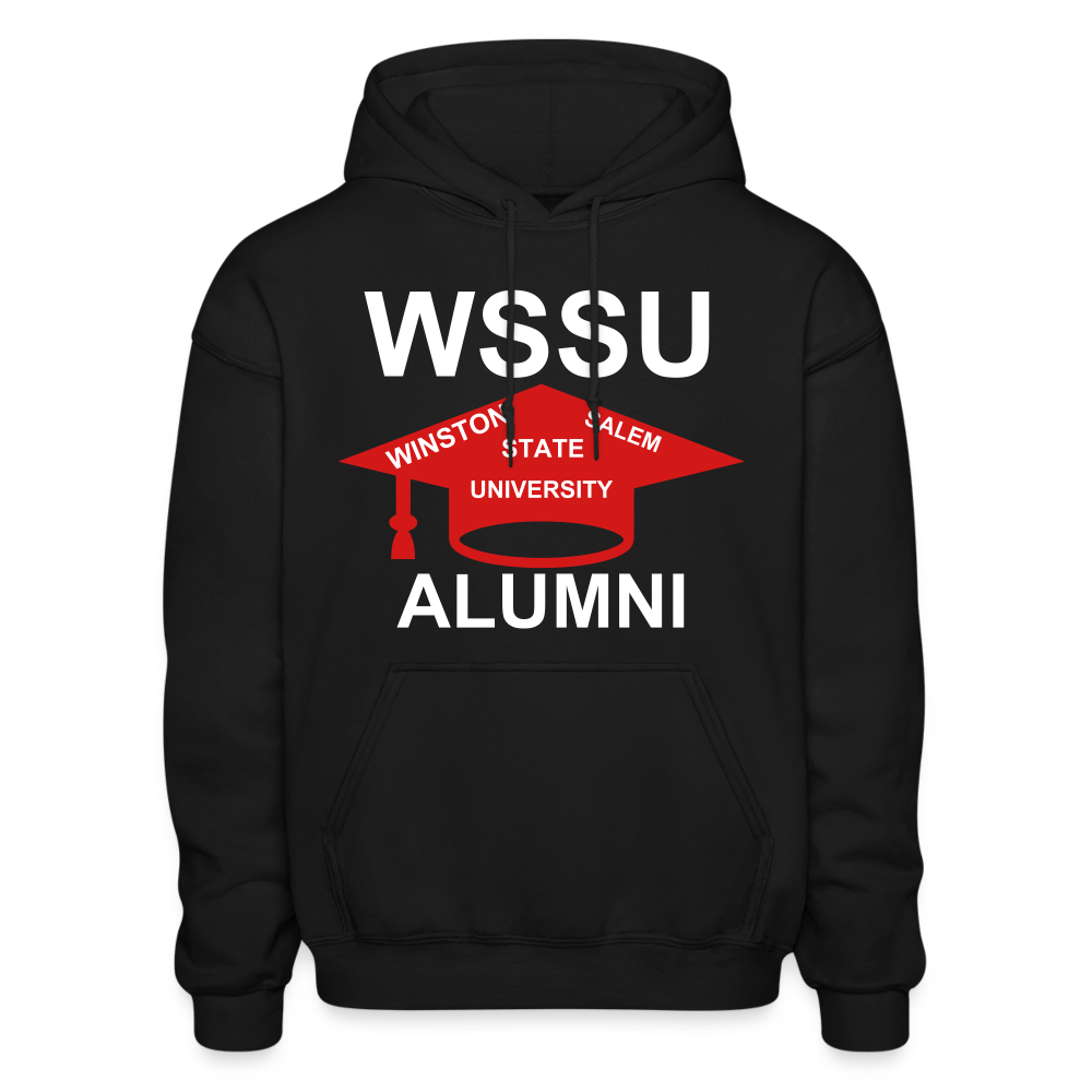 WSSU Alumni Gildan Heavy Blend Adult Hoodie - black