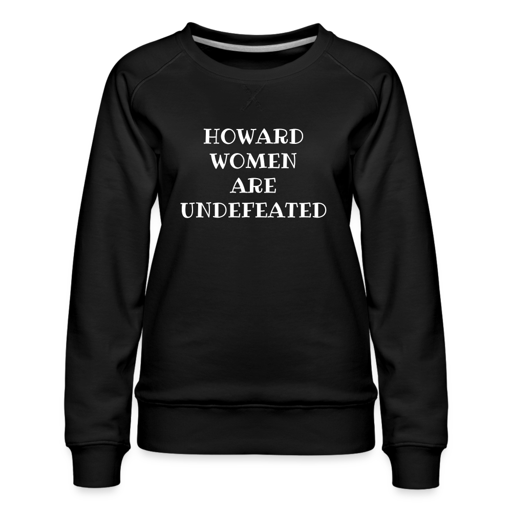 HOWARD WOMEN Premium Sweatshirt - black