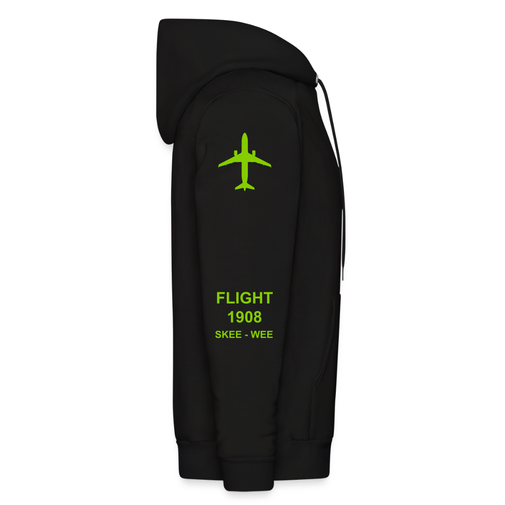AKA Black Airport Hoodie printed in Vinyl - black