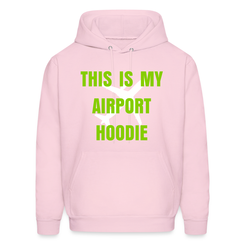 AKA Airport Hoodie printed in Vinyl - pale pink