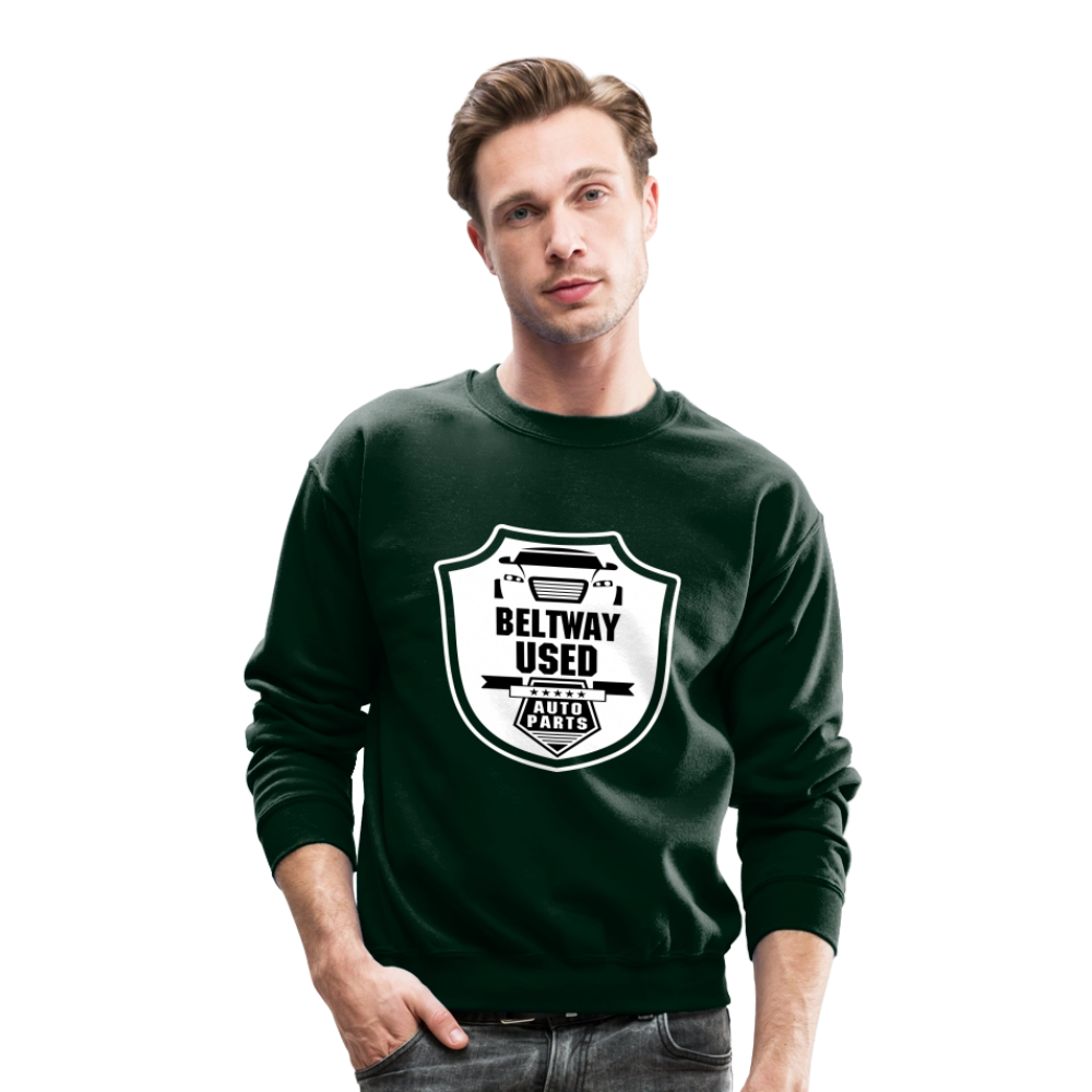 Beltway Used Auto Parts Crewneck Sweatshirt - forest green