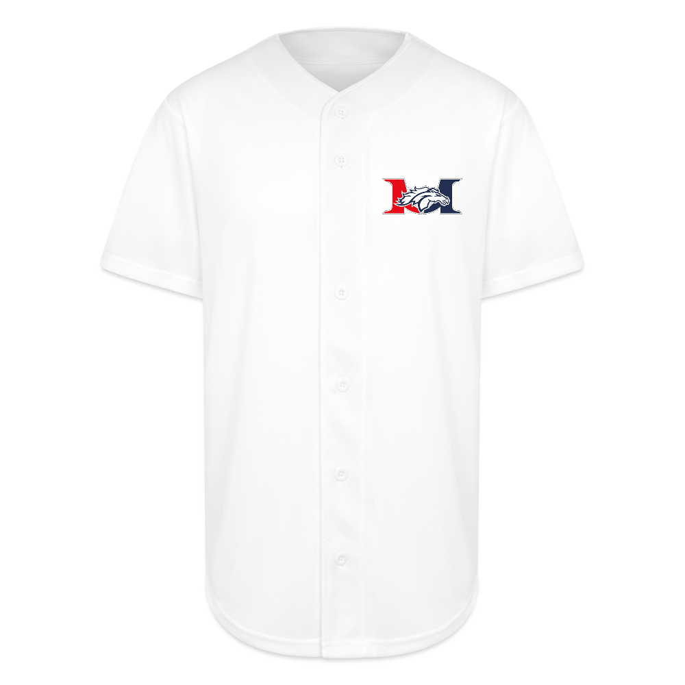 MARLBORO Full Button Jersey - white