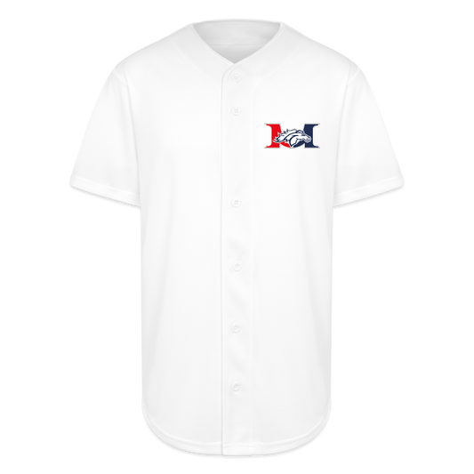 MARLBORO Full Button Jersey - white