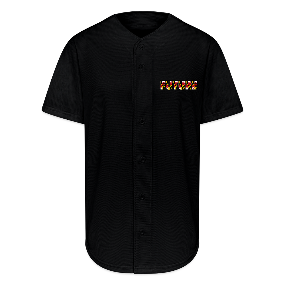FUTURE DTF Full Button Jersey - black