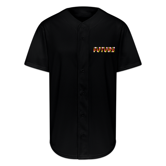FUTURE DTF Full Button Jersey - black