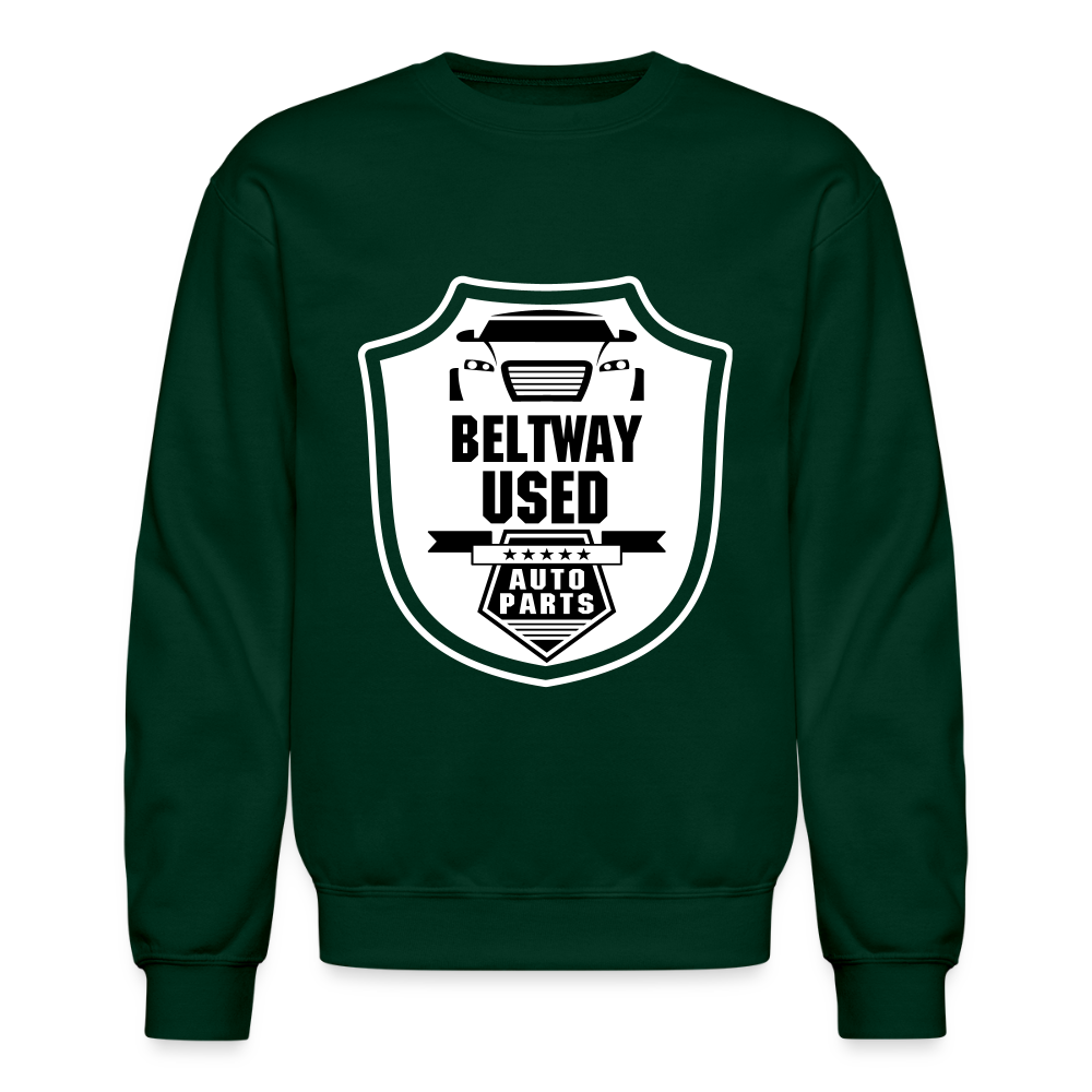 Beltway Used Auto Parts Crewneck Sweatshirt - forest green
