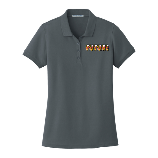 FUTURE Embroidered   Ladies Core Classic Pique Polo